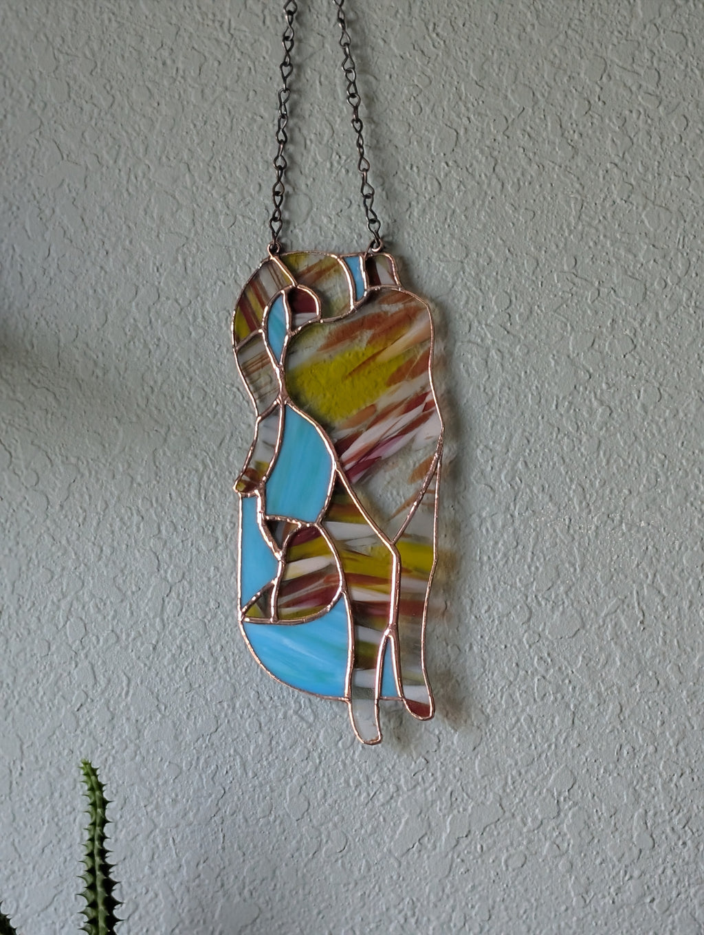 Striped Cat Suncatcher