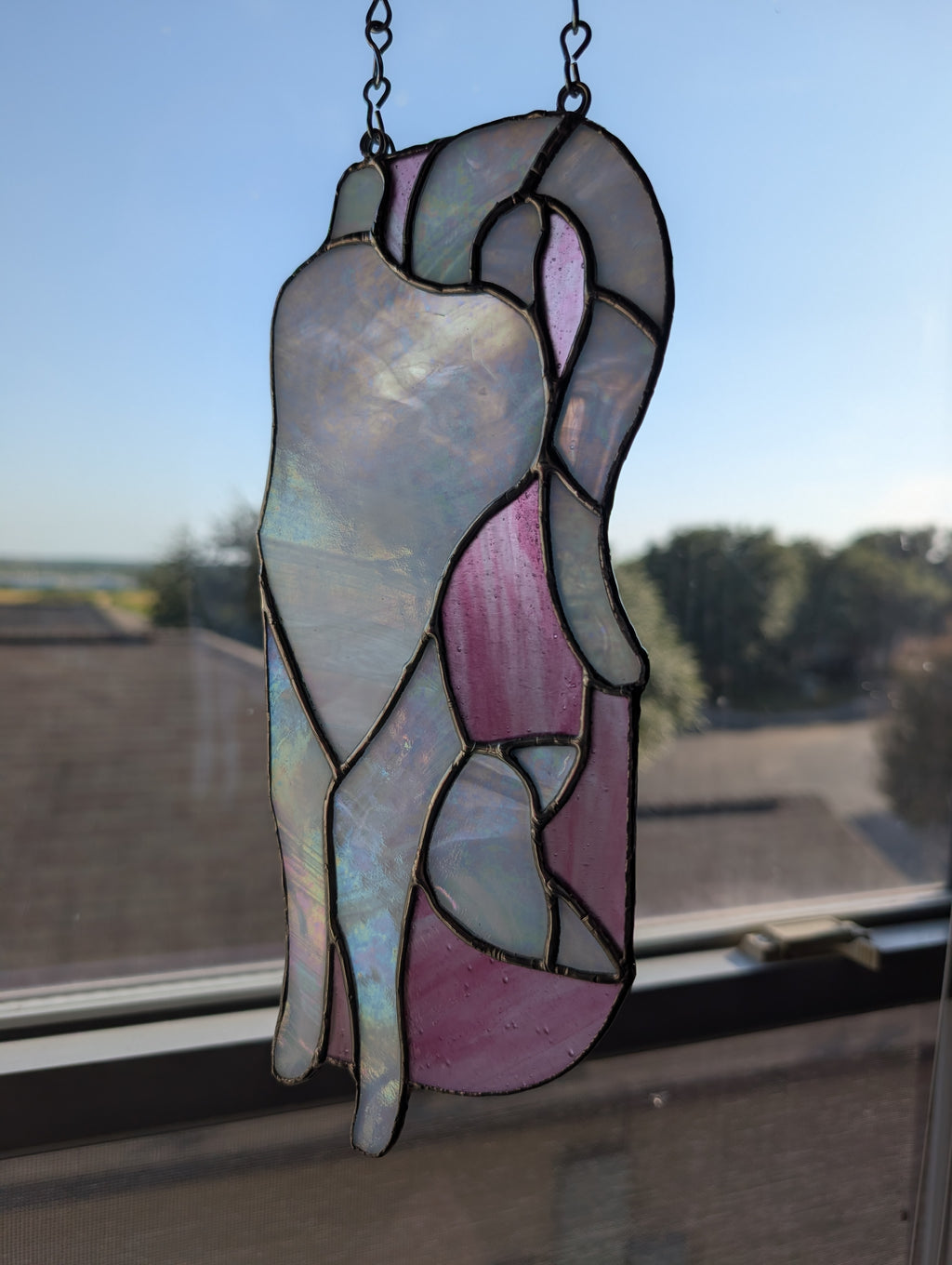 Iridescent Cat Suncatcher
