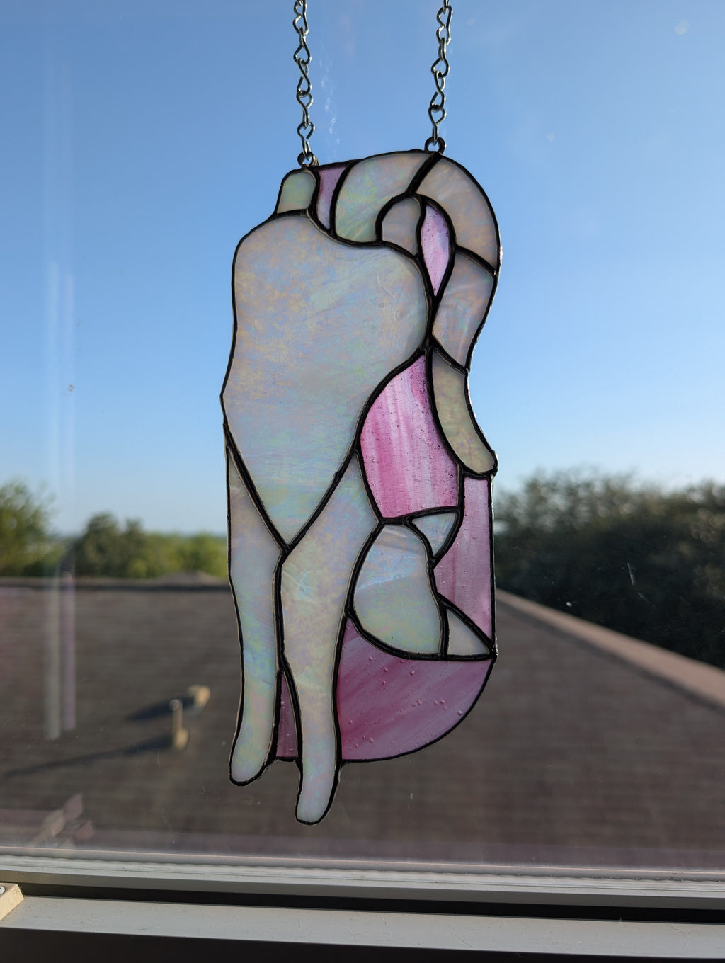 Iridescent Cat Suncatcher