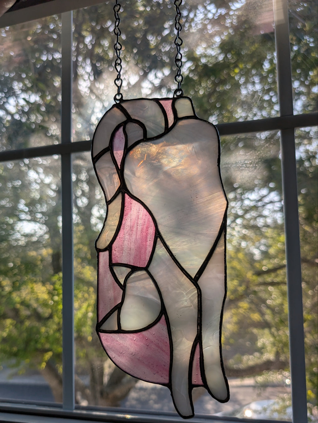 Iridescent Cat Suncatcher