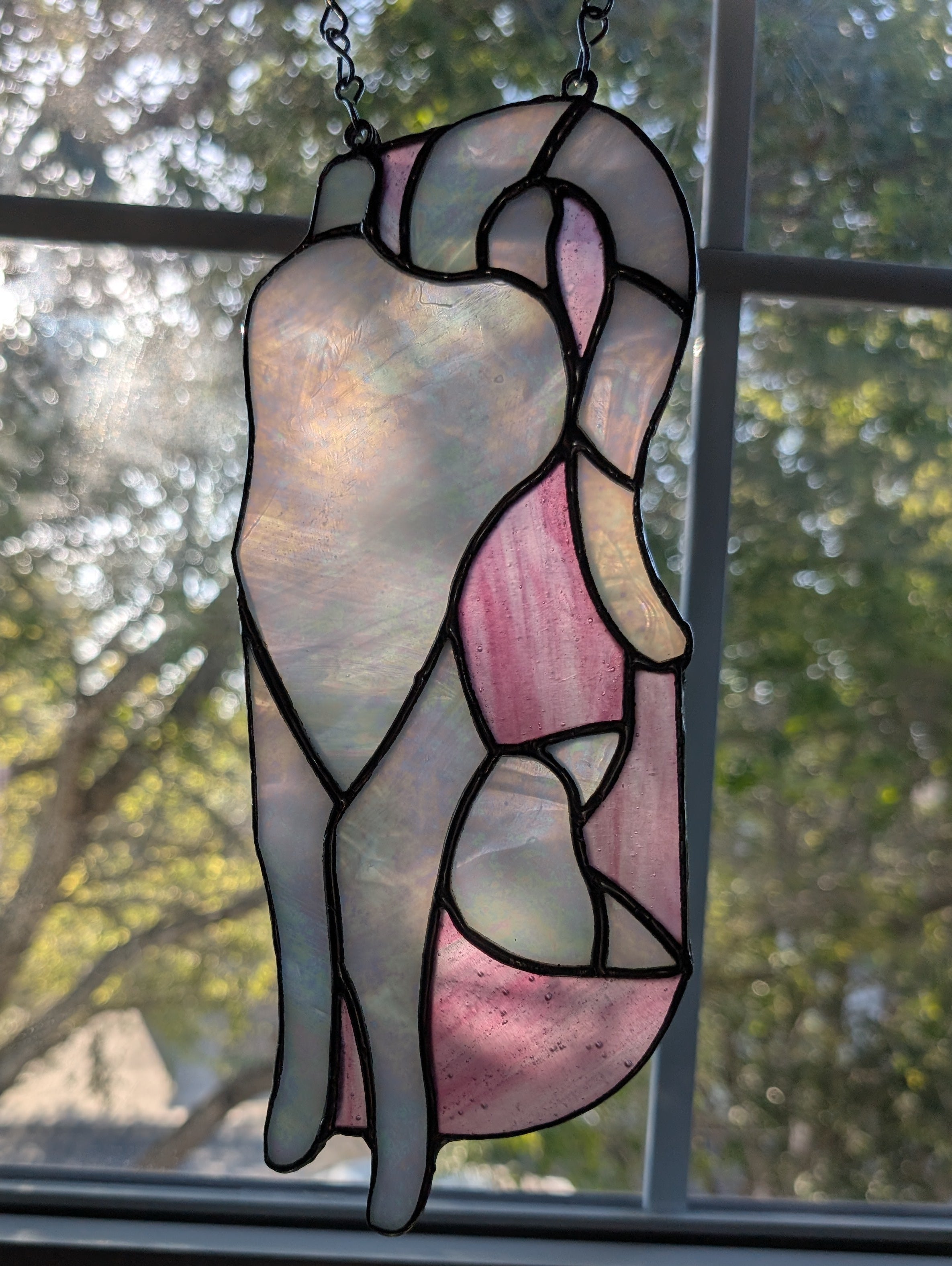 Iridescent Cat Suncatcher