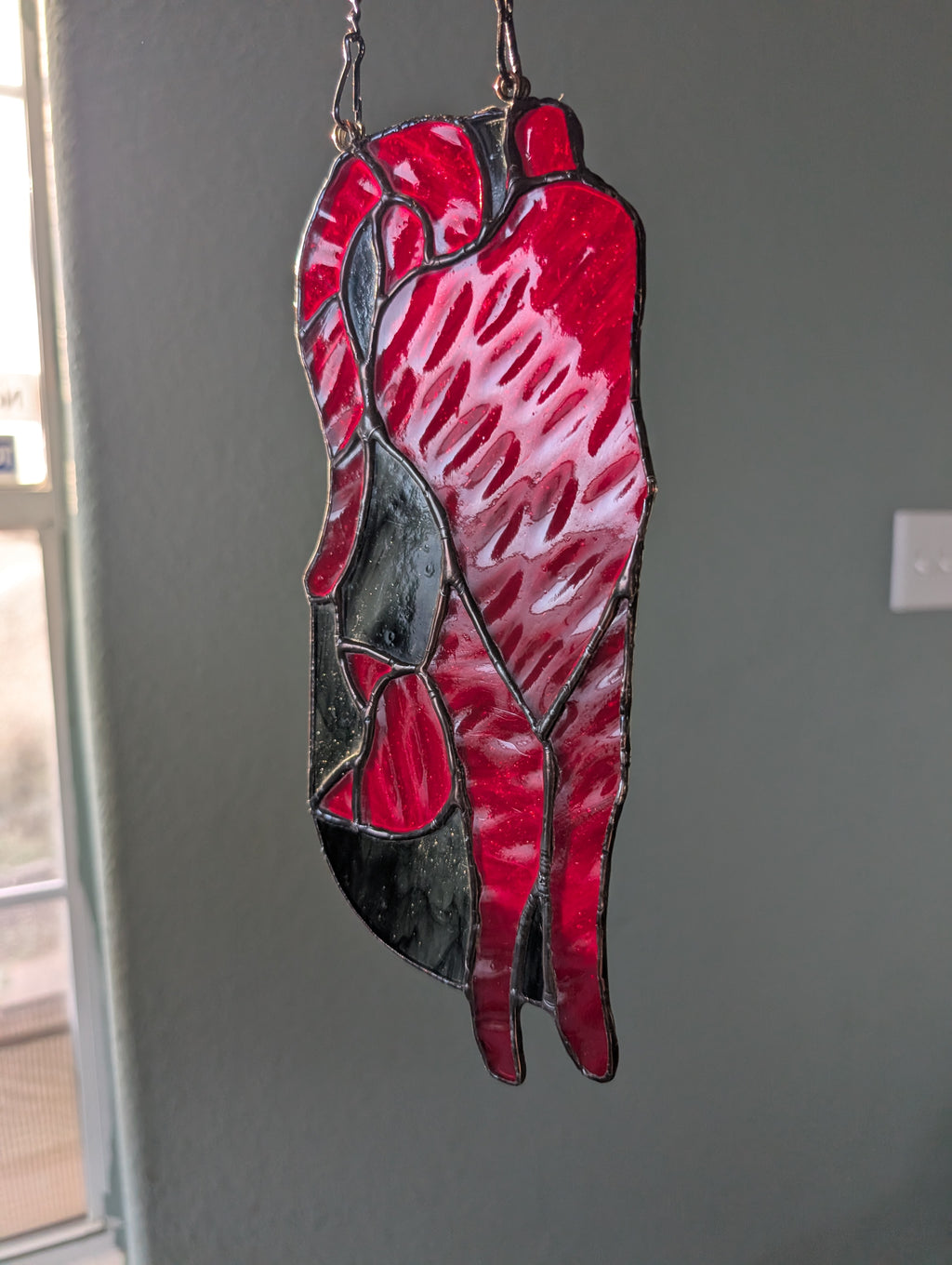 Gothic Cat Suncatcher