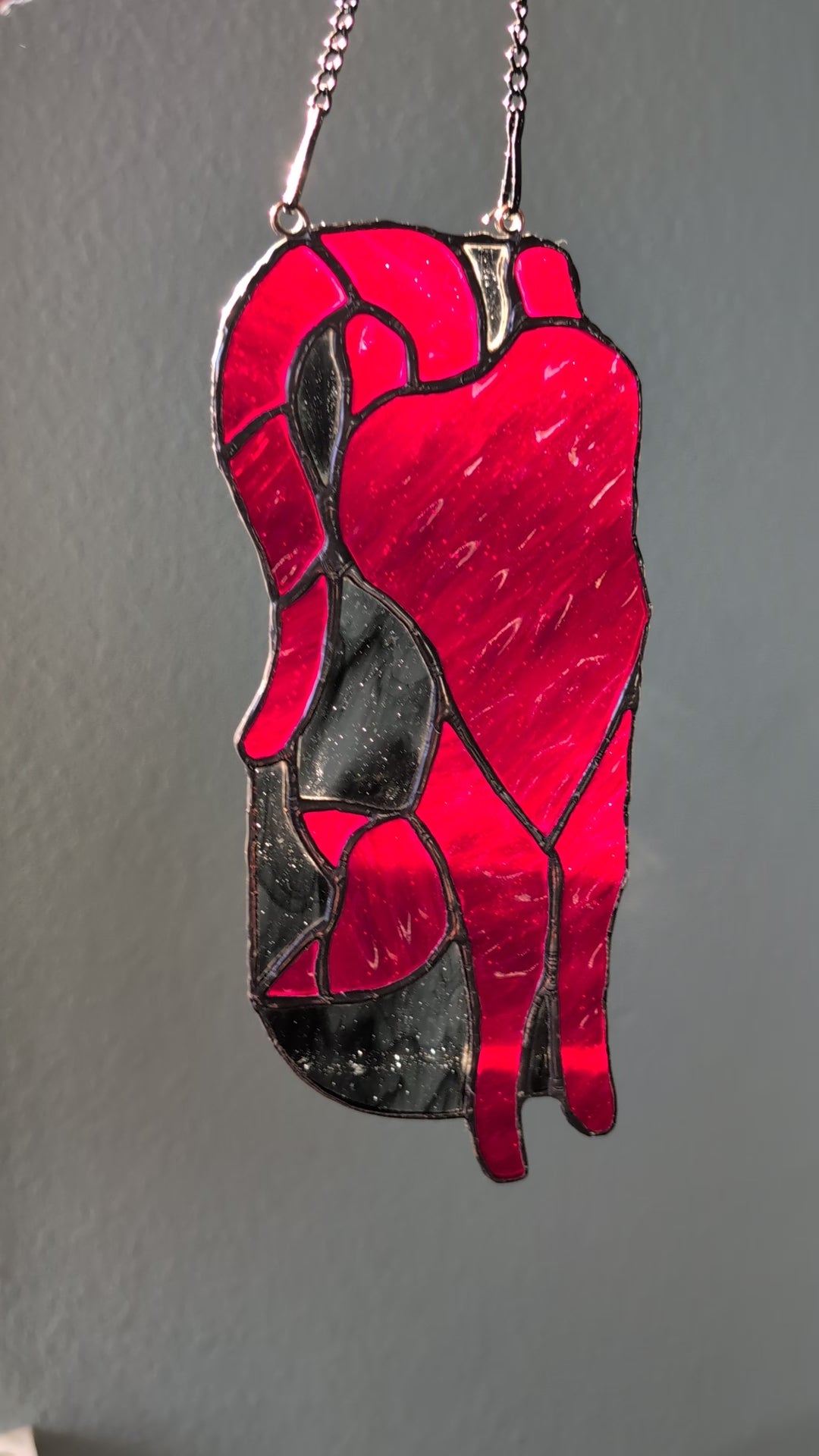 Gothic Cat Suncatcher