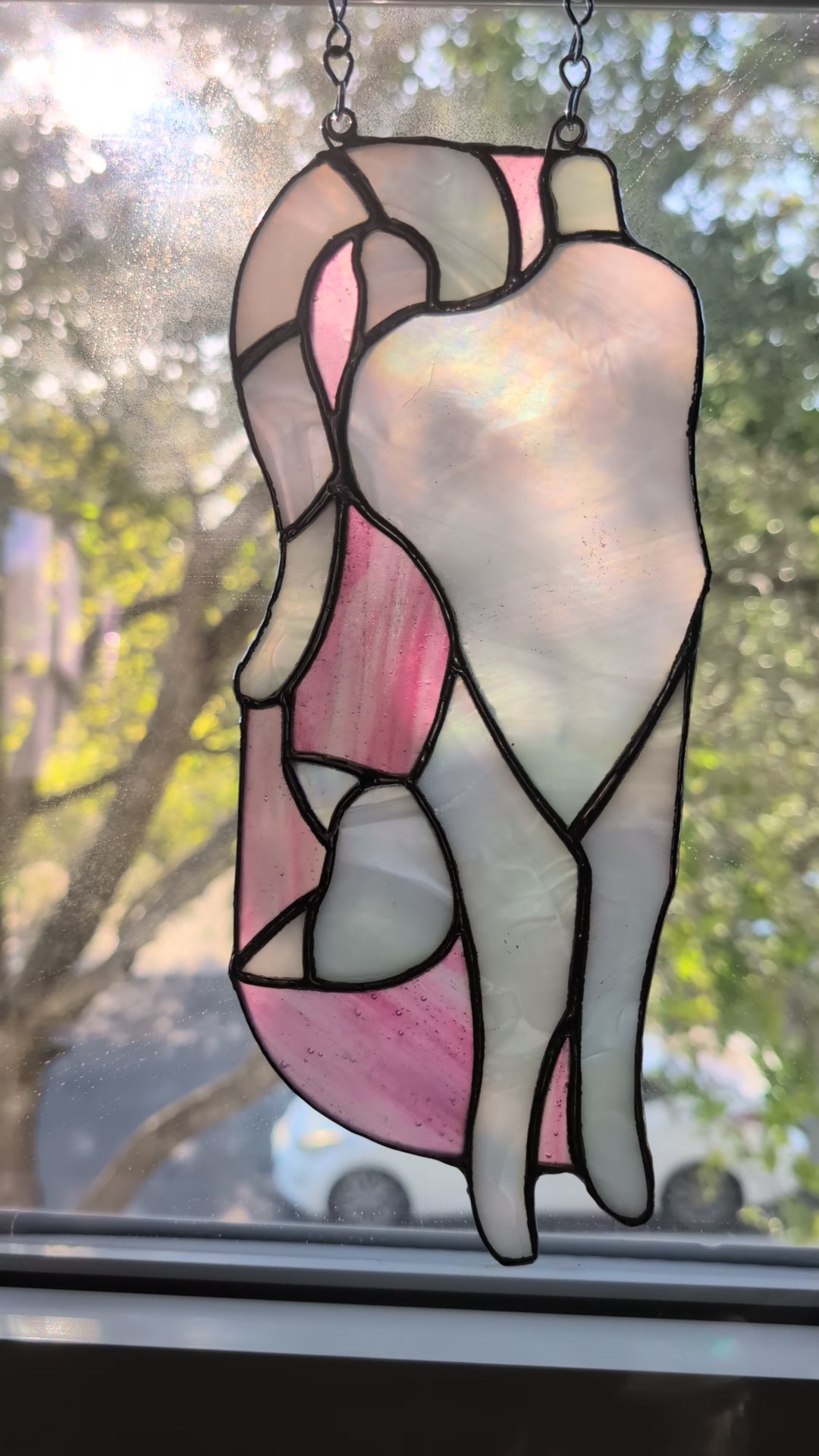 Iridescent Cat Suncatcher